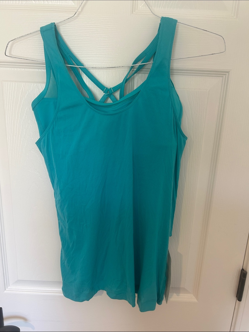 lululemon athletica Teal Strappy Back Tank